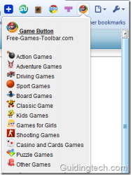 Game Button screenshot